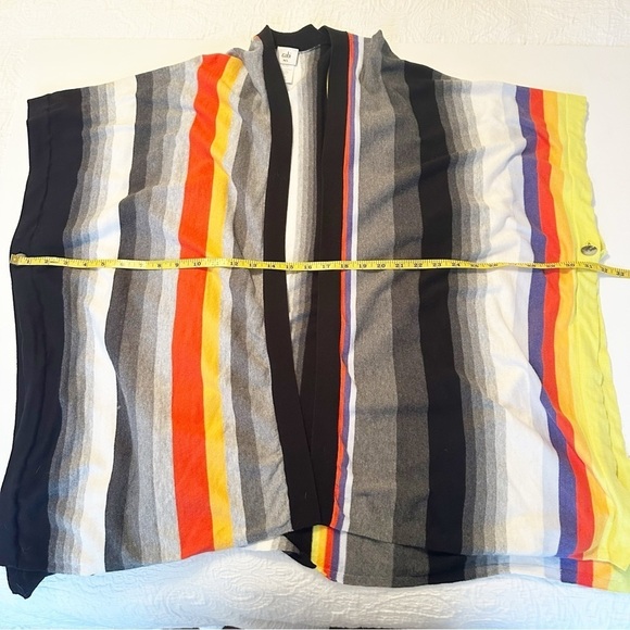 CAbi Serape Colorful Stripe Poncho Style #5990 - Medium/Large - Picture 8 of 10